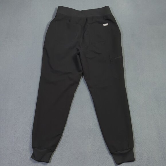 Figs Pants Women's S Black High Waisted Zamora Jogger Scrub - Picture 2 of 11